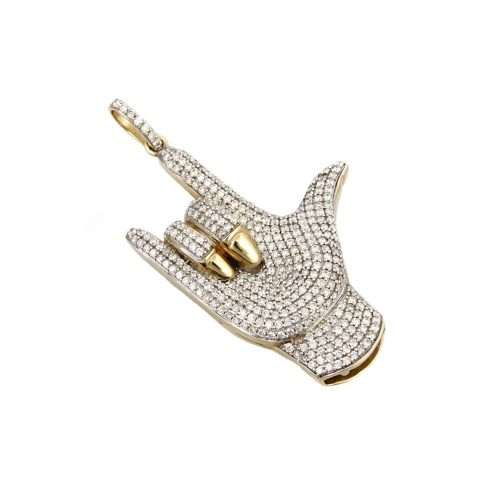 Gold Pendant w/Diamonds - Product design