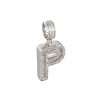 14k White Gold Diamond Letter Pendant 4 White Gold Diamond Letter 14k - Jewellery