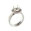 14k White Gold Engagement Ring 3 Engagement gold ring white gold 14k - Ring
