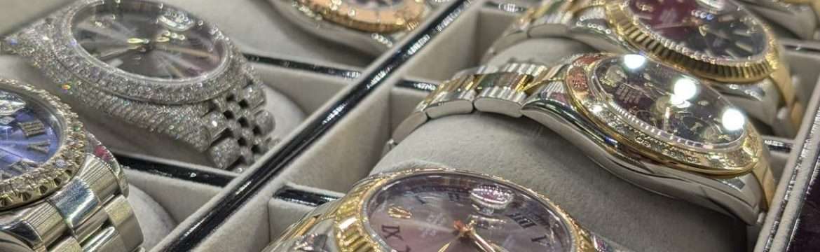 Rolex Overhauled y Pulido por Grimal Joyería 8 Collection of luxury Rolex displayed neatly