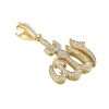 14k Gold Diamond Spiritual Symbol Charm 5