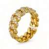 14k Yellow Gold Diamond Ring for Men 4