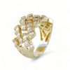14k Yellow Gold Diamond Elegant Ring