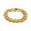 14k Monaco Classic Hollow Gold Bracelet 7