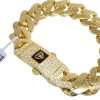 14k Monaco Classic Hollow Gold Bracelet 6