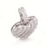 14k White Gold Diamond Pendant 3