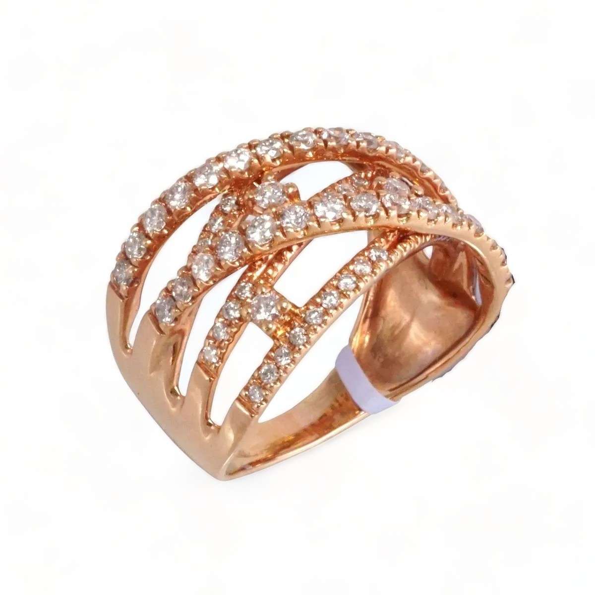 14k Rose Gold Diamond Ring 1
