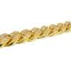 10k Gold Diamond Cuban Link Bracelet 6