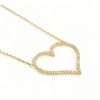 14k Gold Diamond Heart Pendant 5
