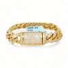 14k Gold Diamond Cuban Link Bracelet 4