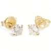 14k Yellow Gold Diamond Studs 5