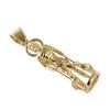 10k Yellow Solid Gold San Lazaro Pendant 4