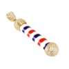 10k Yellow Hollow Gold Barber Sign Pendant 4