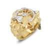 14k Arrow Wheel Gold Ring for Men 5