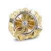 14k Arrow Wheel Gold Ring for Men 6