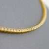 14k Yellow Gold Diamond Tennis Chain 4 Diamond Gold Tennis Necklace