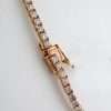 14k Diamond White Gold Tennis Chain 5 Diamond Gold Tennis Necklace