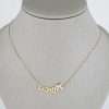 14k Yellow Gold Custom Name Necklace 5 Gold Name Pendant