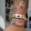 14k Monaco Classic Hollow Gold Bracelet 8