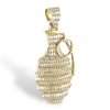 10k Yellow Gold Grenade Pendant 3 Grenade Diamond Pendant