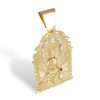 14k Yellow Semi-Solid Gold Santa Barbara Medal 3