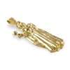 14k Yellow Solid Gold Saint Barbara Pendant 4
