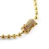 Unisex 14k Yellow Gold Ball Chain 10
