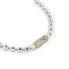 Unisex 14k White Gold Ball Chain 10