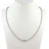 Unisex 14k White Gold Ball Chain 7