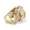 Unisex 14k Yellow Gold Diamond Ring 5