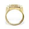 Men's 14k Yellow Gold Star Ring 7