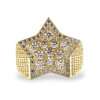 Men's 14k Yellow Gold Star Ring 8