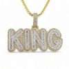 Baguette King Pendant