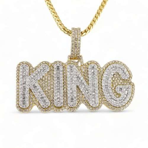 Baguette King Pendant