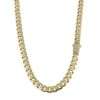 14k Yellow Gold Hollow Monaco Chain 4 Monaco Chain