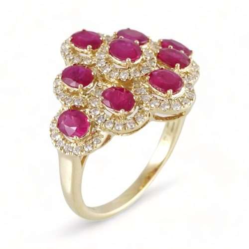 Red Stones Ring
