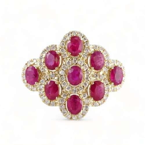 Red Stones Ring