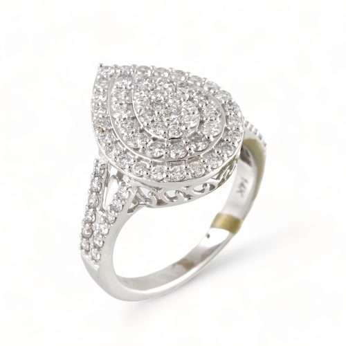 Diamond Almond Ring