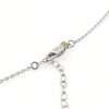 14k White Gold Diamond Heart Chain 7