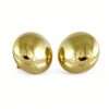 Gold Round Earrings