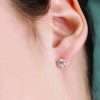 14k Yellow Gold Diamond Studs 8