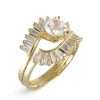 14k Yellow Gold Duo Set Engagement Ring 5 Engagement Ring