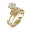 14k Yellow Gold Duo Set Engagement Ring 5 Engagement Ring