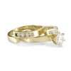 14k Yellow Gold Duo Set Engagement Ring 7