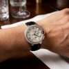 Elegant watch on a wrist