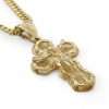 10k Yellow Semi-Solid Gold Crucifix Pendant for Men 6