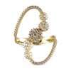 14k Yellow Gold Fancy Ring for Women 7