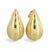 14k Yellow Hollow Gold Fancy Drop Earrings 4 Fancy Drop Earrings