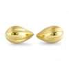 14k Yellow Hollow Gold Fancy Drop Earrings 6