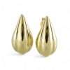 Women's 14k Yellow Hollow Gold Drop Earrings 4 Drop Earrings